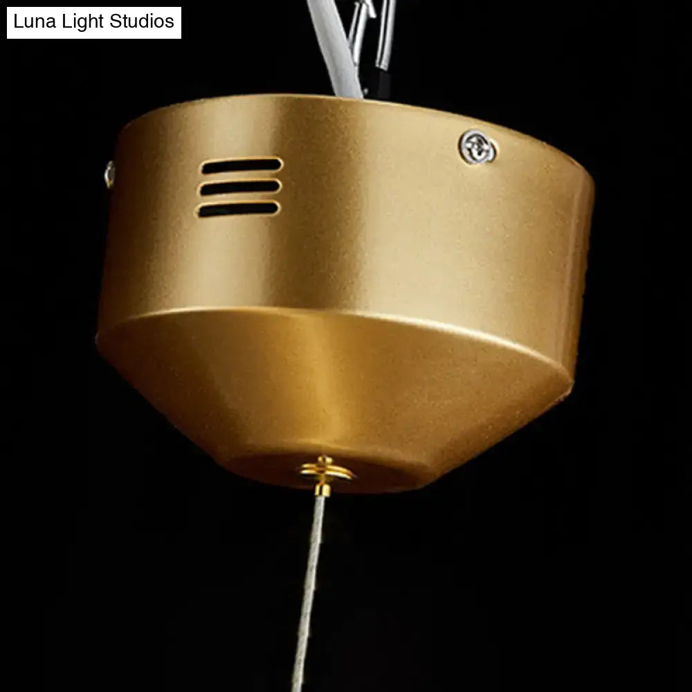 Modern cut crystal brass ceiling light kitchen island pendant 220v-240v