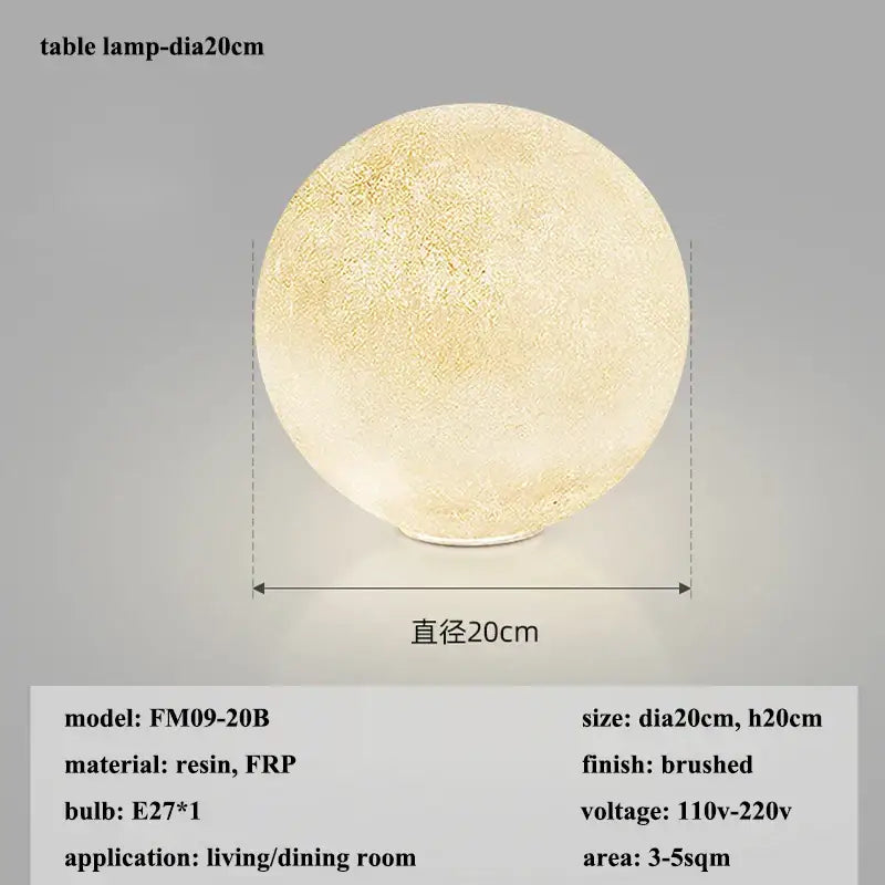 Modern decorbites cream moon led pendant chandelier for living room