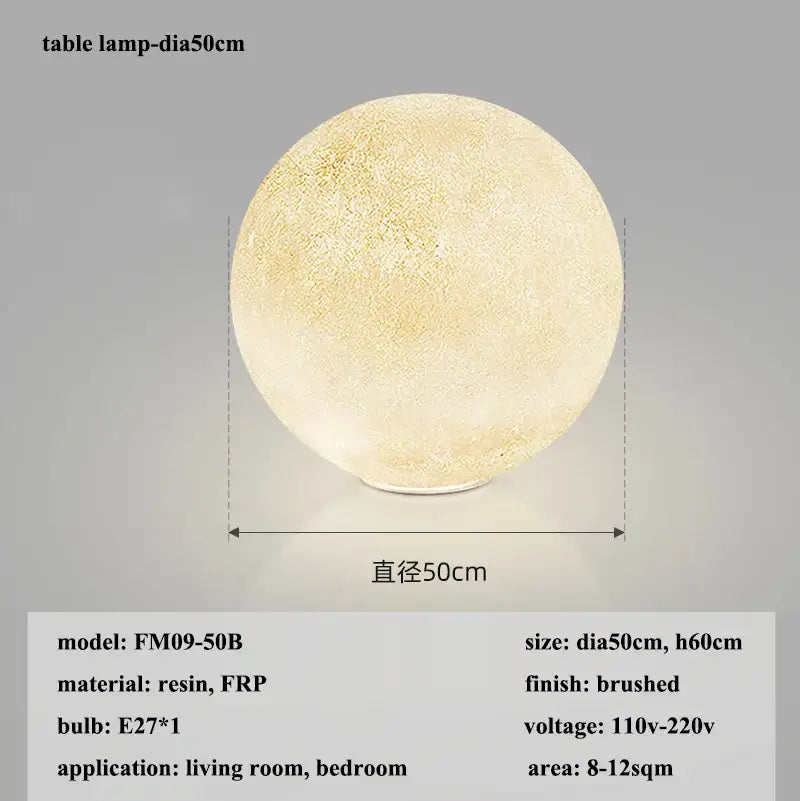 Modern decorbites cream moon led pendant chandelier for living room