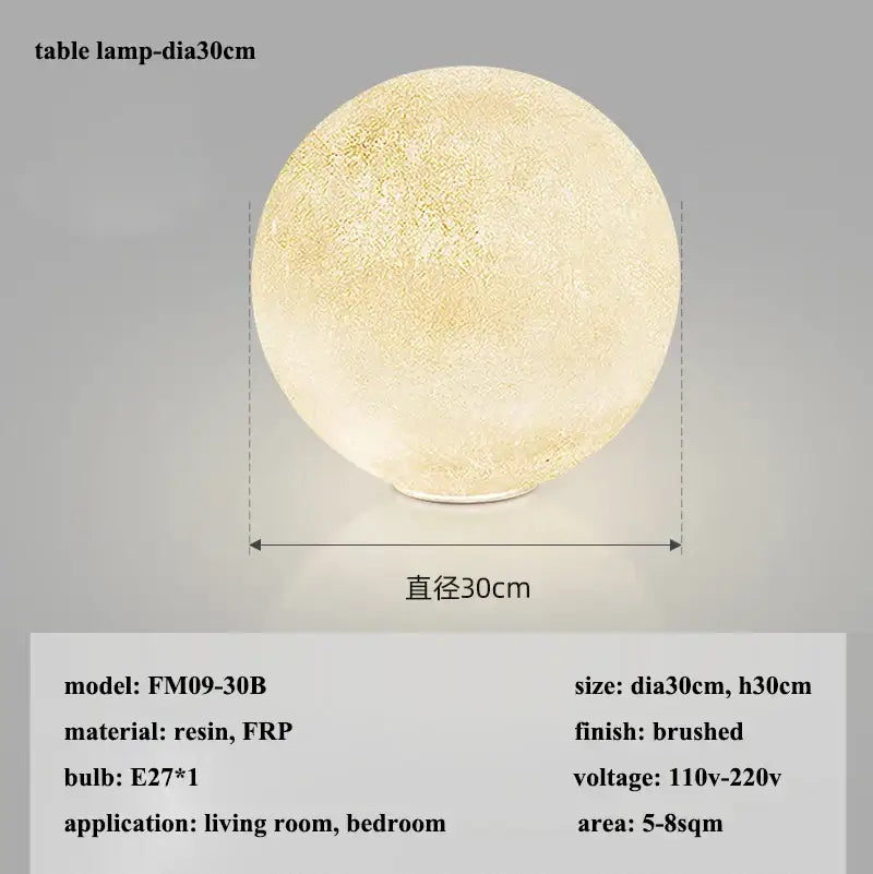 Modern decorbites cream moon led pendant chandelier for living room