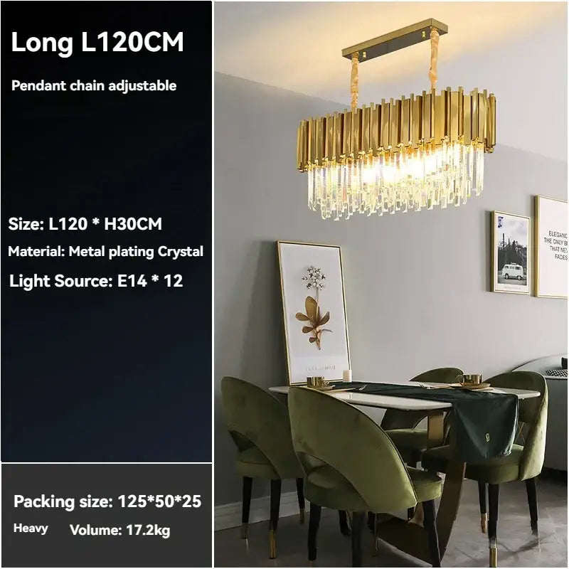 Modern decorbites crystal gold chandelier for living room ceiling