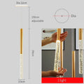 Modern decorbites crystal gold chandelier living room glass rod light
