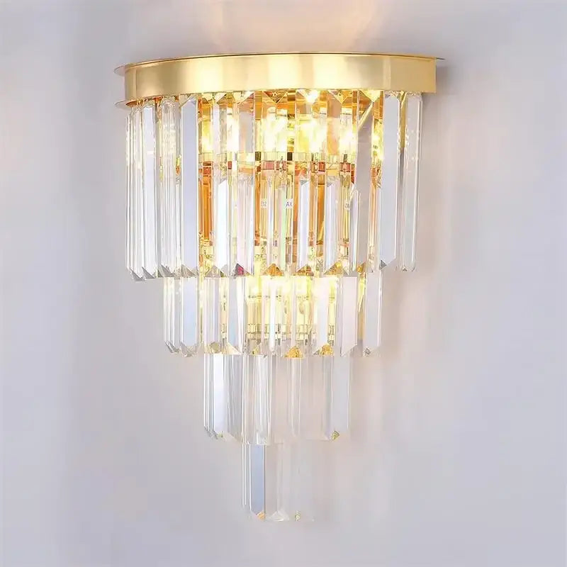 Modern decorbites crystal gold led chandelier for living room