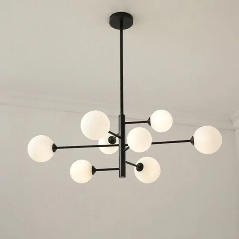 Modern decorbites glass brass chandelier for living room