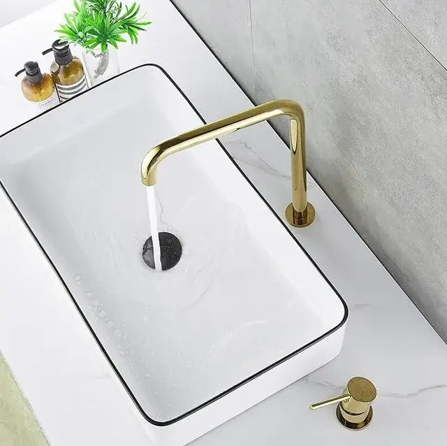 Modern decorbites gun grey rotating faucet kitchen sink tap