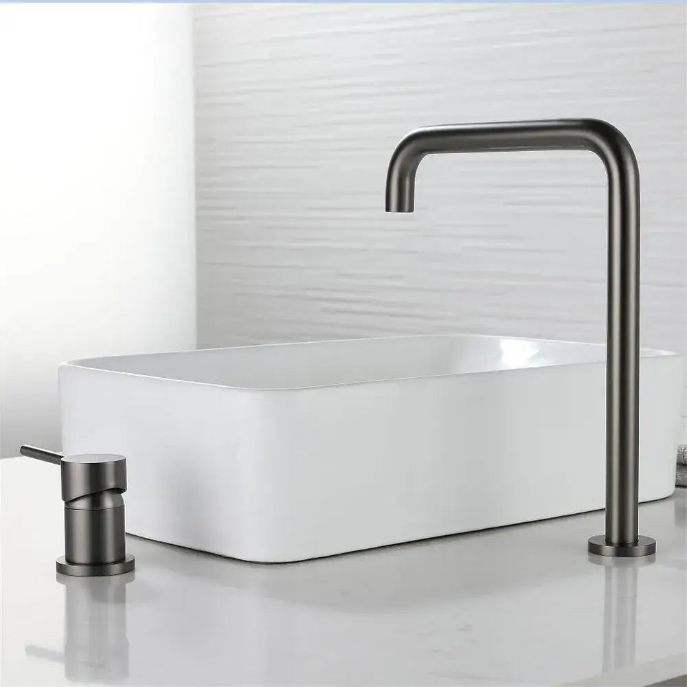 Modern decorbites gun grey rotating faucet kitchen sink tap