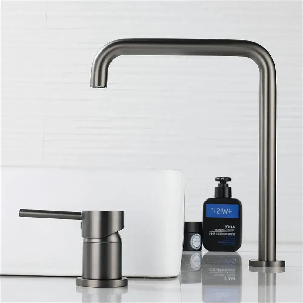 Modern decorbites gun grey rotating faucet kitchen sink tap