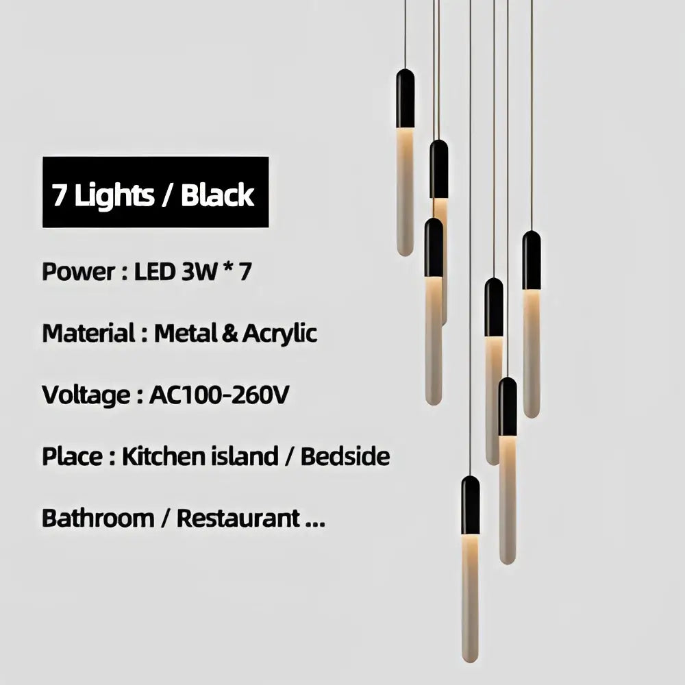Modern decorbites luxe gold tube chandelier dining room lighting
