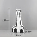 Modern design black and white abstract vase set bedroom decor