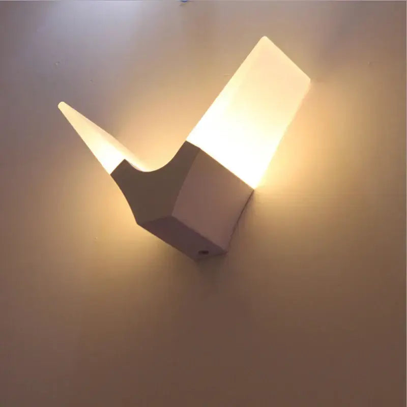 Modern flame acrylic led wall light for living room bedroom