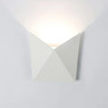 Modern geometric black & white led wall light – living room sconce