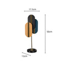 Modern geometric ellipse metal sculpture living room home decor