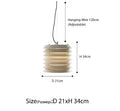 Modern geometric iron table lamp white & gray living room light