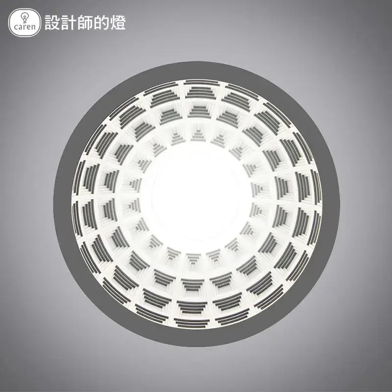 Modern geometric white creamy gypsum pendant lights bedroom decor