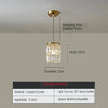 Modern gold 3 tier crystal chandelier pendant light dining room