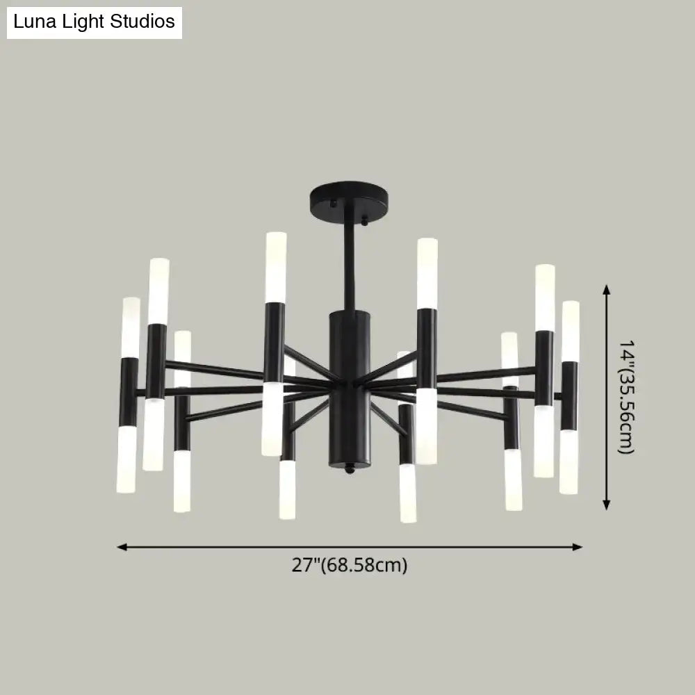 Modern gold acrylic ceiling lamp for dining room 110v-120v