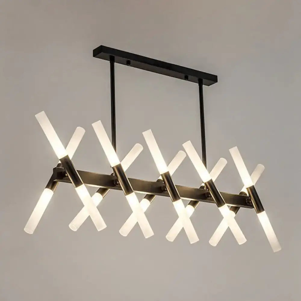 Modern gold acrylic ceiling lamp for dining room 110v-120v