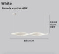 Modern gold acrylic led pendant lamp for dining room