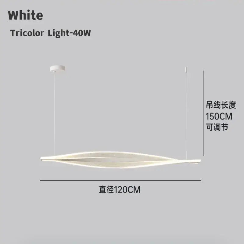 Modern gold acrylic led pendant lamp for dining room