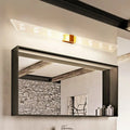 Modern gold and black led vanity sconce light bathroom wall fixture