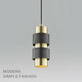 Modern gold arched glass bar pendant lamp kitchen light