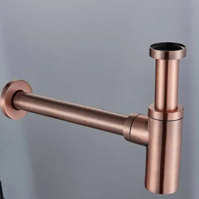 Modern gold basin tap kit with deodorization drain bathroom hardware