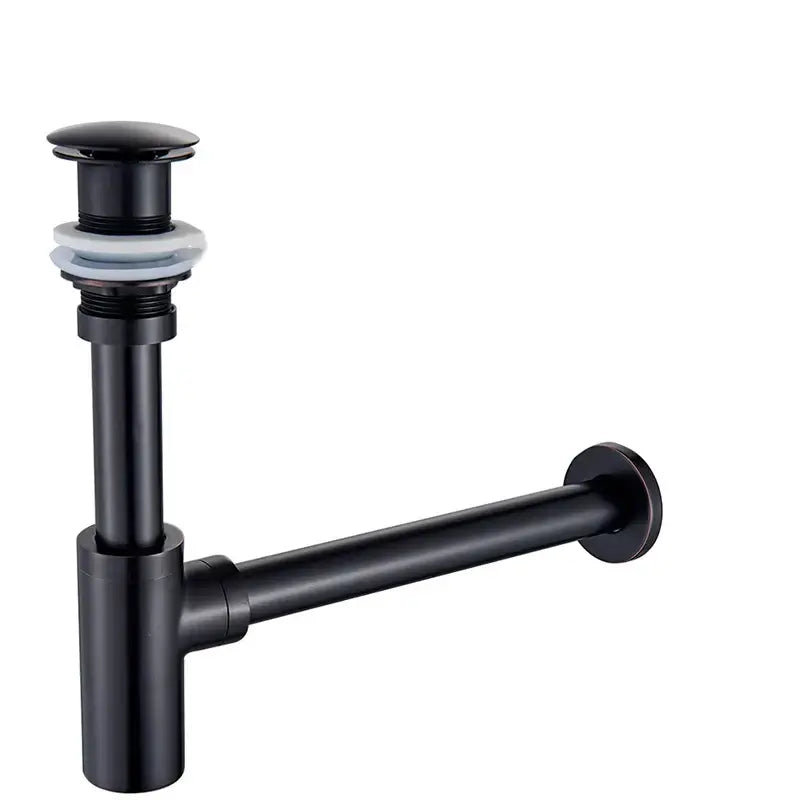 Modern gold basin tap kit with deodorization drain bathroom hardware