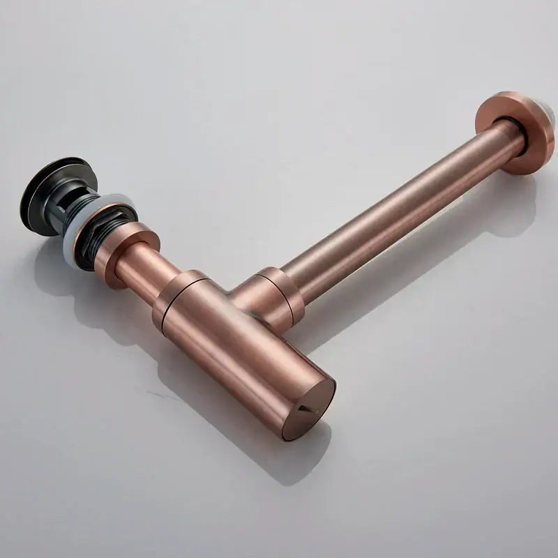 Modern gold basin tap kit with deodorization drain bathroom hardware
