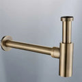 Modern gold basin tap kit with deodorization drain bathroom hardware