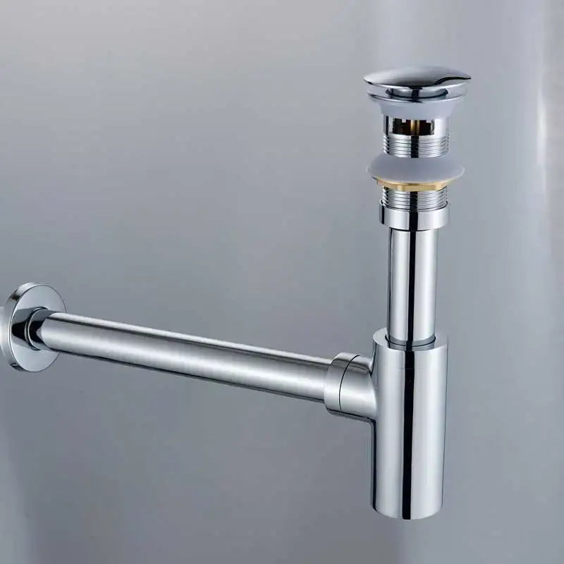 Modern gold basin tap siphon kit bathroom pop up drain