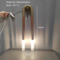 Modern gold & black horsehair wall lamp bedroom glass light fixture