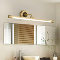Modern gold & black led vanity light fixture bathroom wall sconce