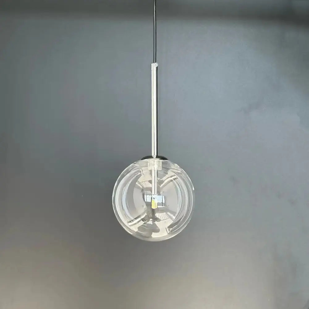 Modern gold bubble glass ball pendant light for kitchen