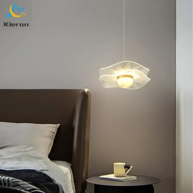 Modern gold butterfly led chandelier dining room glass pendant light