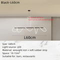 Modern gold circle note linear light bedroom pendant lamp