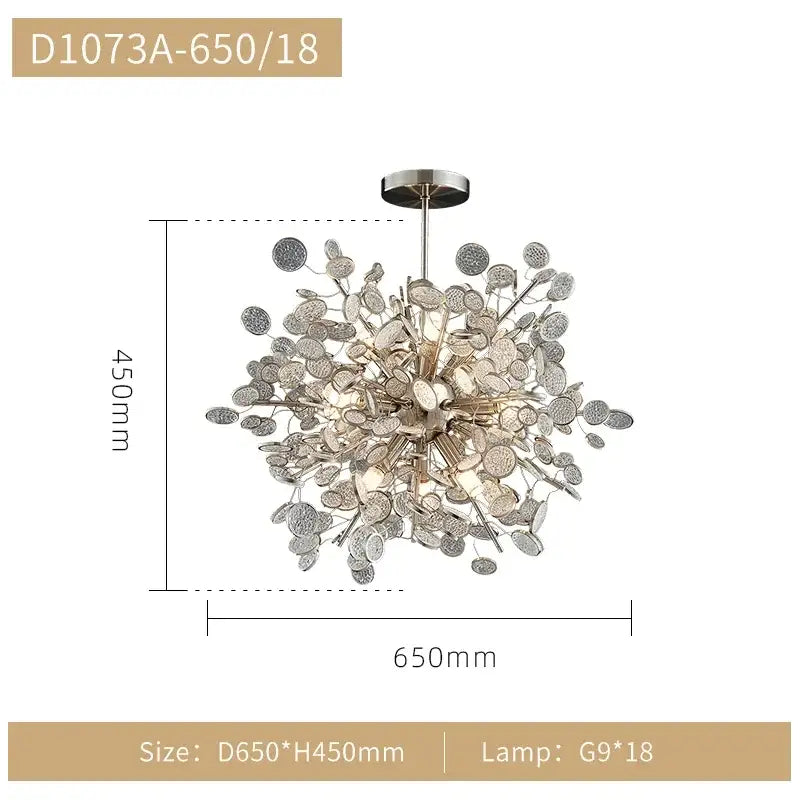 Modern gold cloud led ceiling chandelier for living room