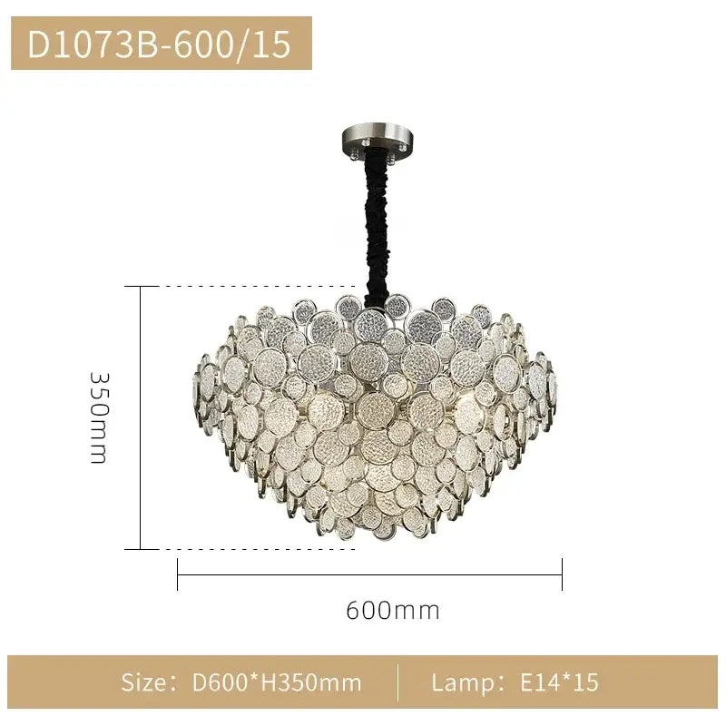 Modern gold cloud led ceiling chandelier for living room
