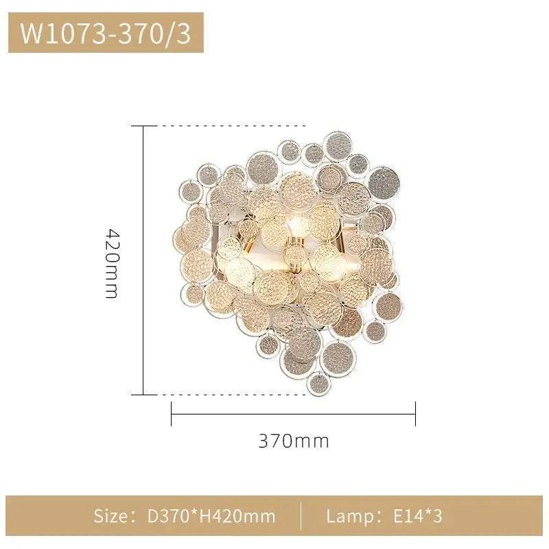 Modern gold cloud led ceiling chandelier for living room