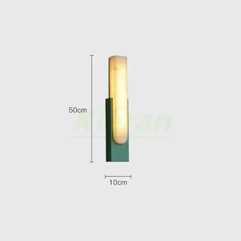 Modern gold cloud stone led wall light bedroom sconce
