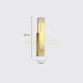 Modern gold cloud stone led wall light bedroom sconce