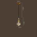 Modern gold crystal ball pendant light for dining room