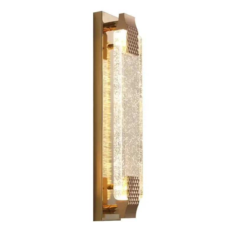 Modern gold crystal bubble wall lights living room sconce