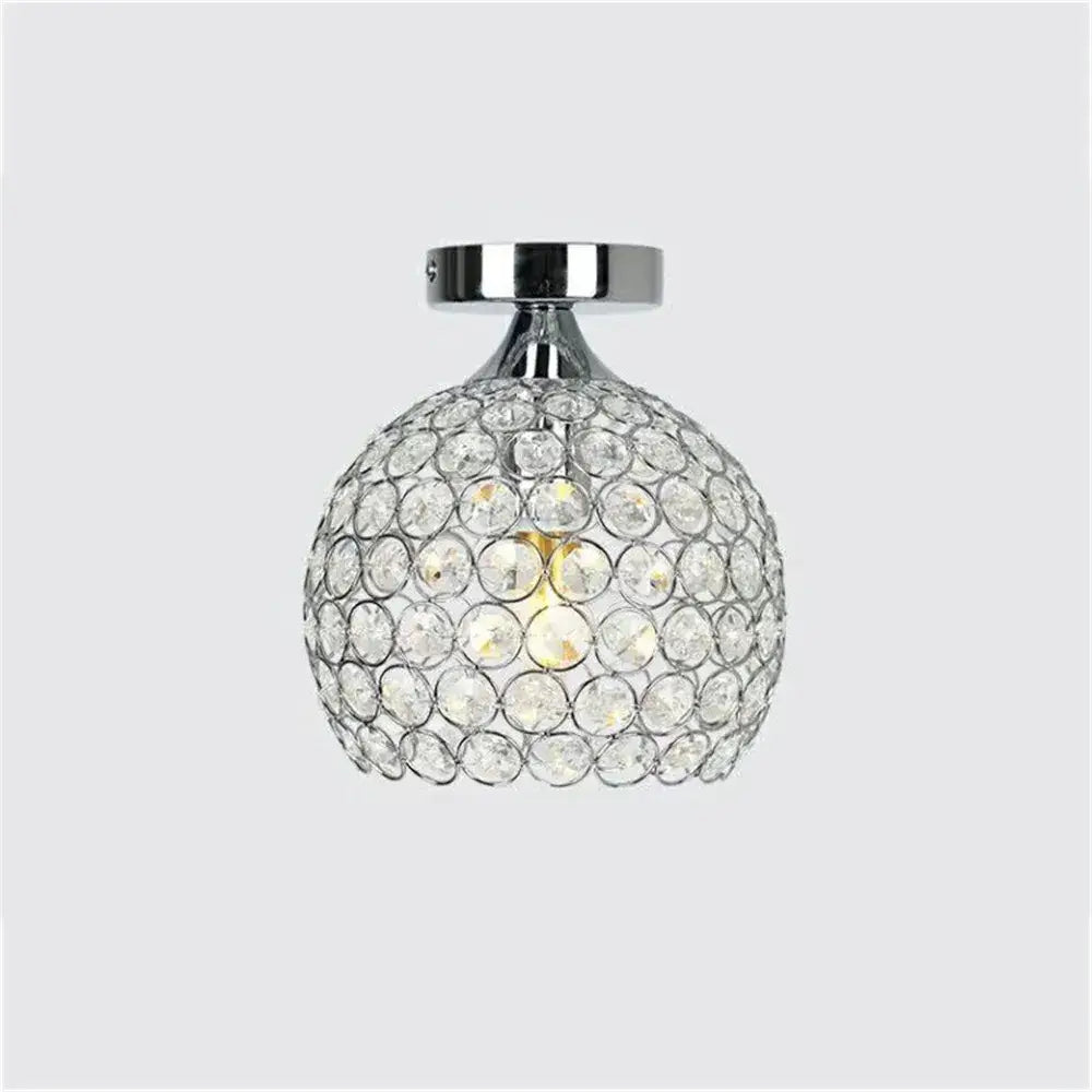 Modern gold crystal diamond ceiling light for dining room