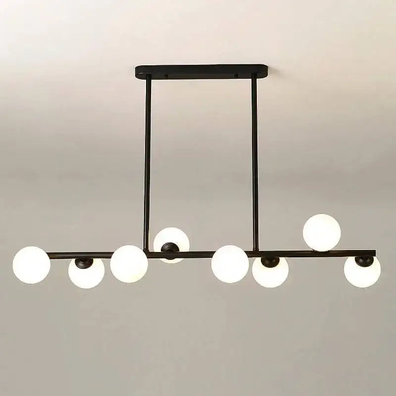 Modern gold decorbites bubble ball led hanging chandelier dining room