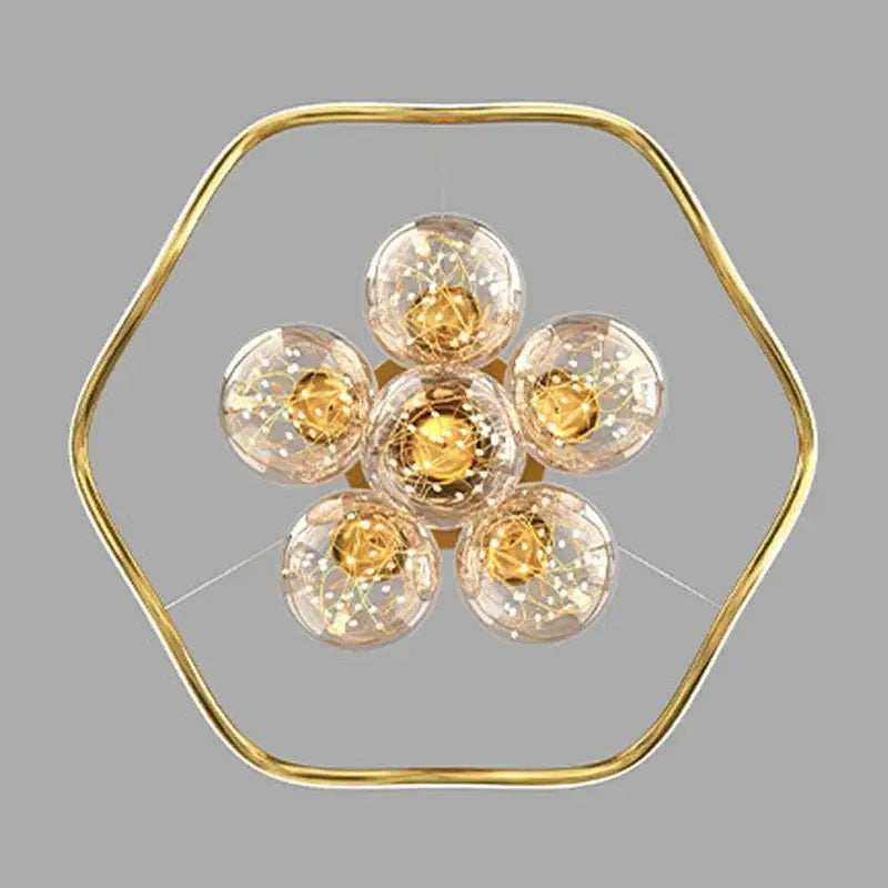 Modern gold decorbites bubble chandeliers – dining room led light