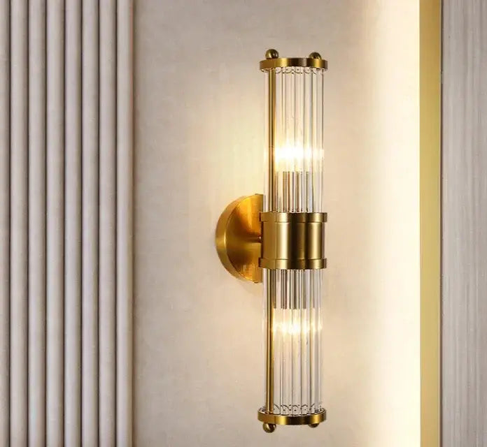 Modern gold decorbites crystal led wall lights bedroom sconce