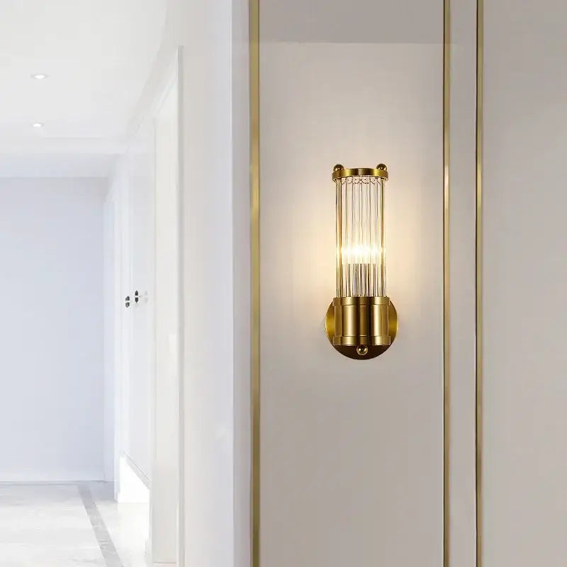 Modern gold decorbites crystal led wall lights bedroom sconce