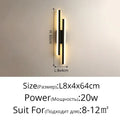 Modern gold decorbites led strip wall lamp bedroom sconce light