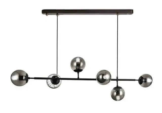 Modern gold glass ball pendant chandelier dining room art lighting