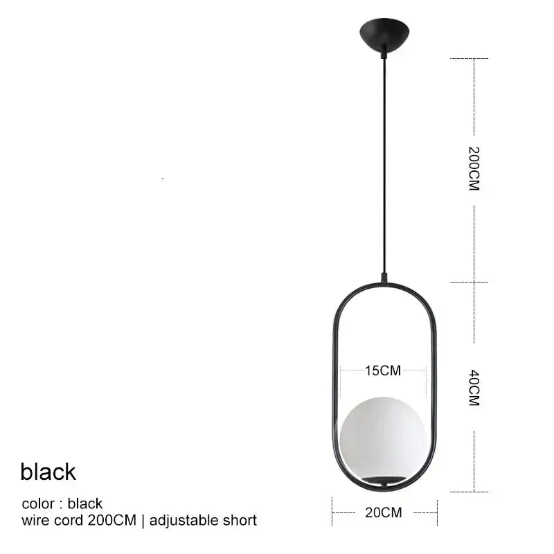 Modern gold glass ball pendant light dining room 3 light fixture